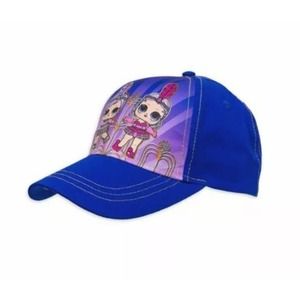 One size New kids girls lol purple graphic cap hat